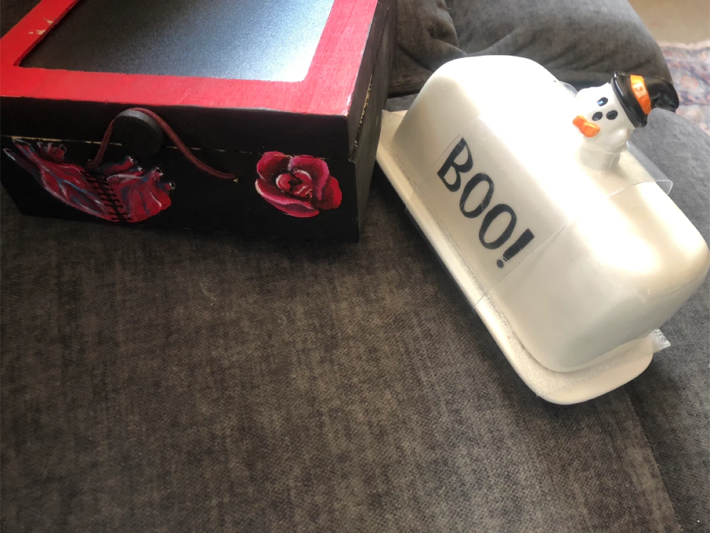 Boo Butter Dish & Anatomical Heart Box - photo 4