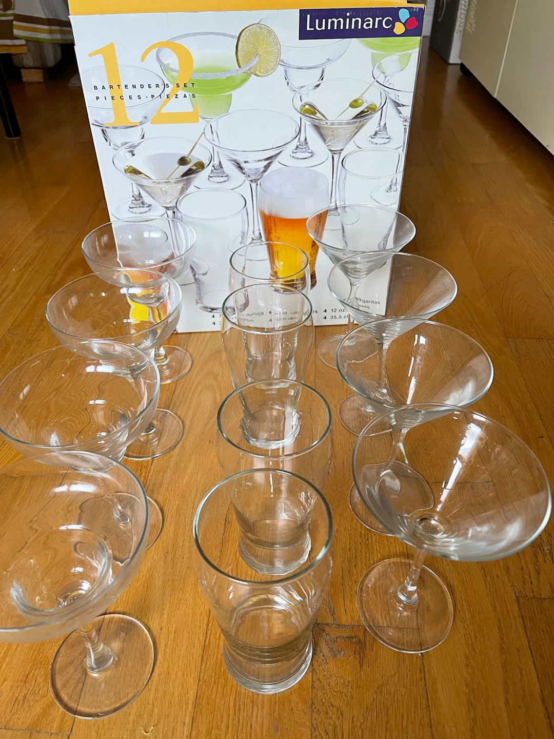 Luminarc 12-Piece Bartender Set