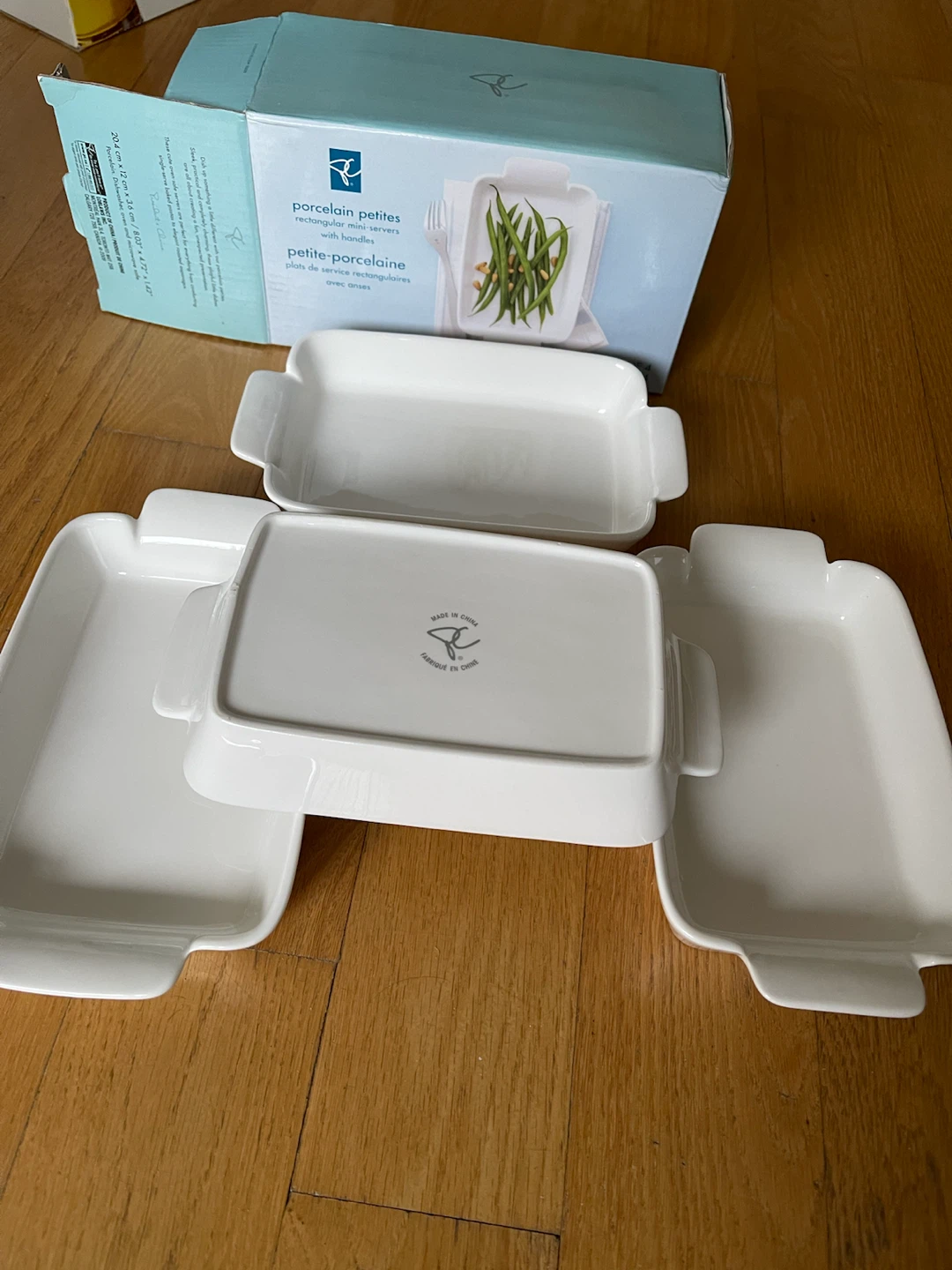 PC Porcelain Petites Rectangular Mini-Servers (Set of 4) - photo 2