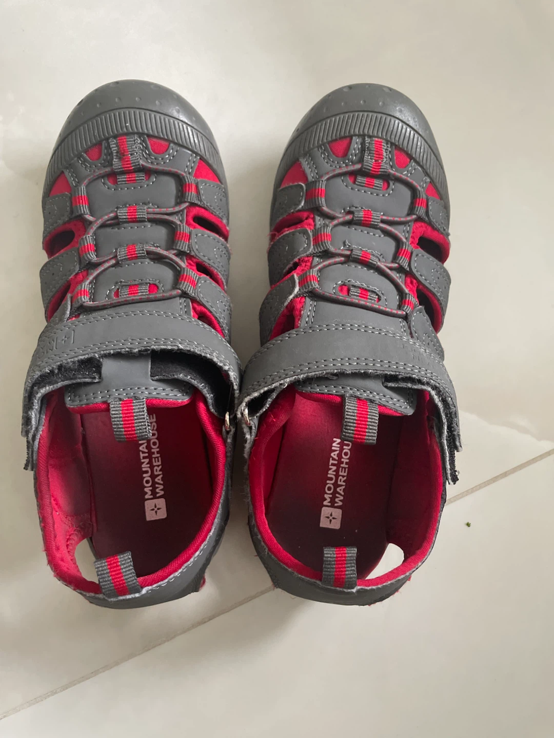 Mountain Warehouse Kids Sandals Grey and Red - photo 2
