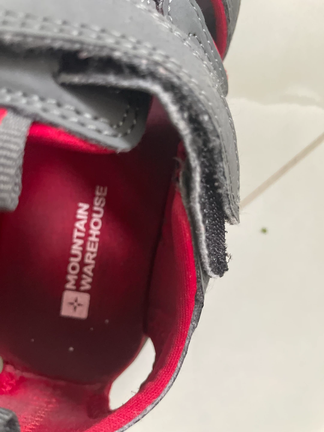 Mountain Warehouse Kids Sandals Grey and Red - photo 3