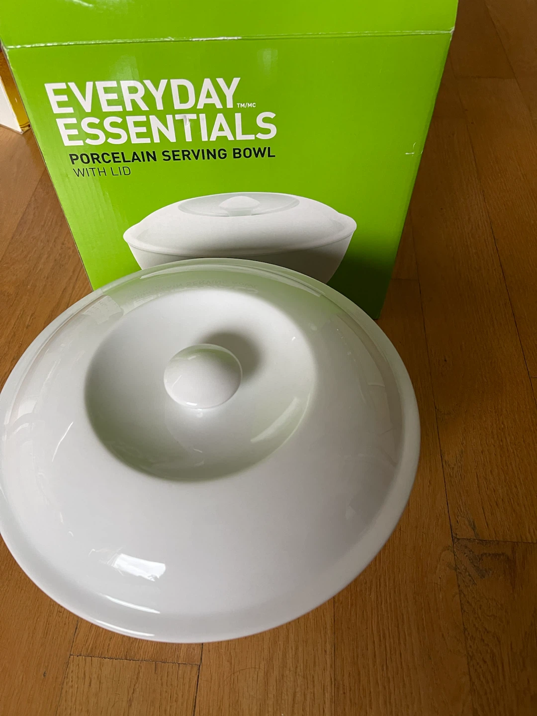 Everyday Essentials Porcelain Serving Bowl with Lid