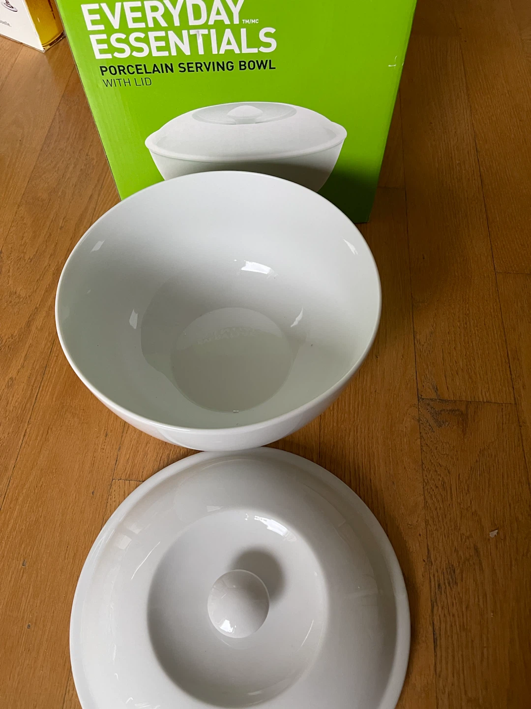 Everyday Essentials Porcelain Serving Bowl with Lid - photo 2