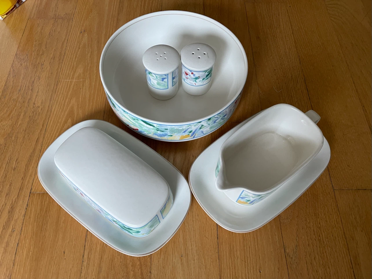 Floral Ceramic Serving Set