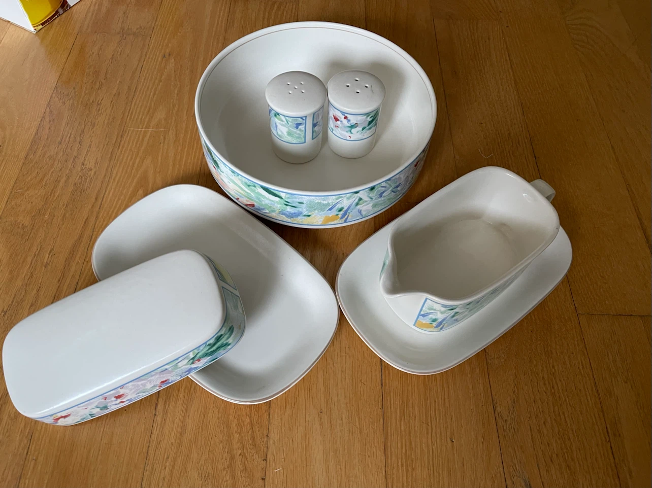 Floral Ceramic Serving Set - photo 2