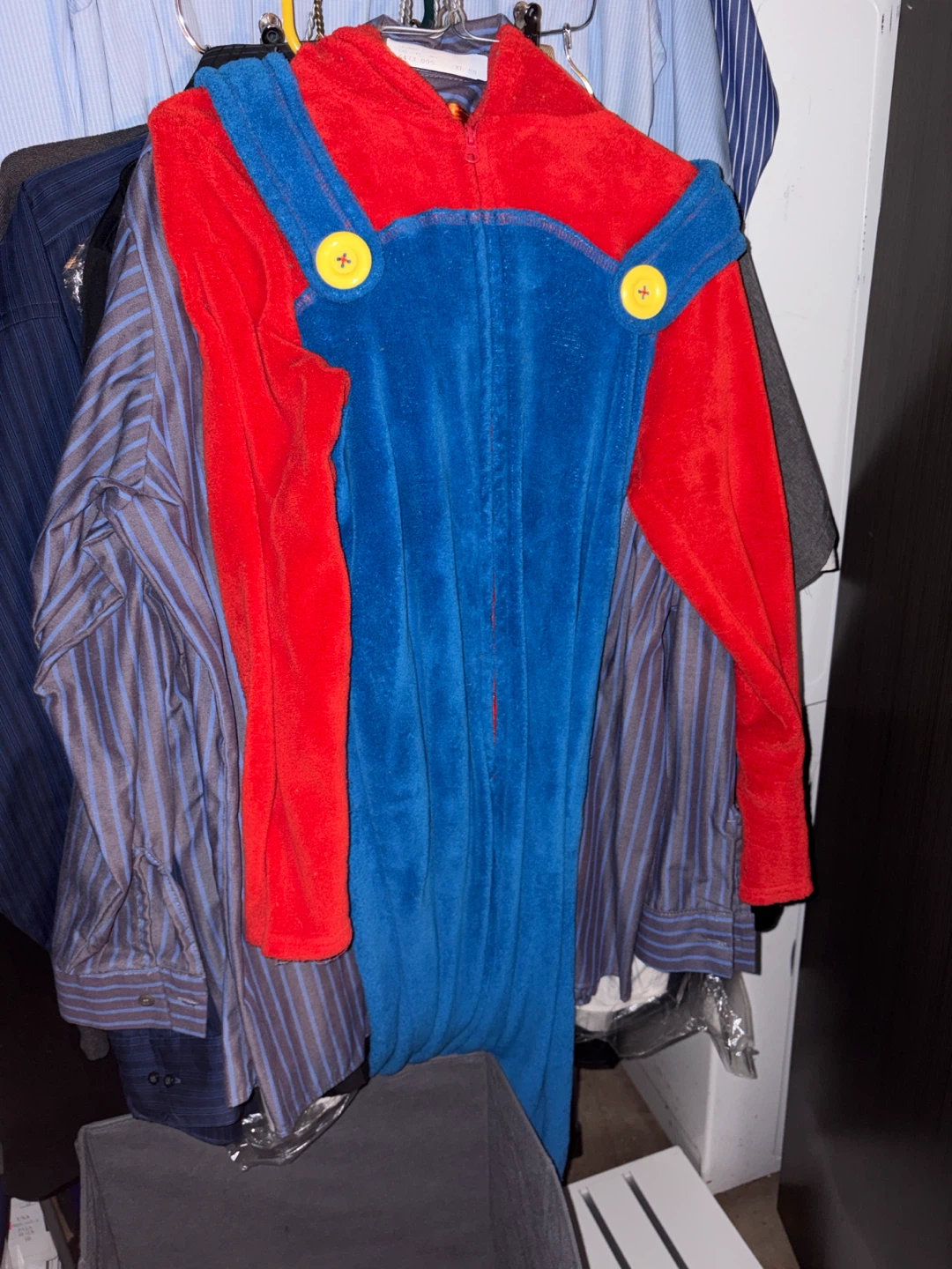Super Mario Fleece Onesie Pajamas