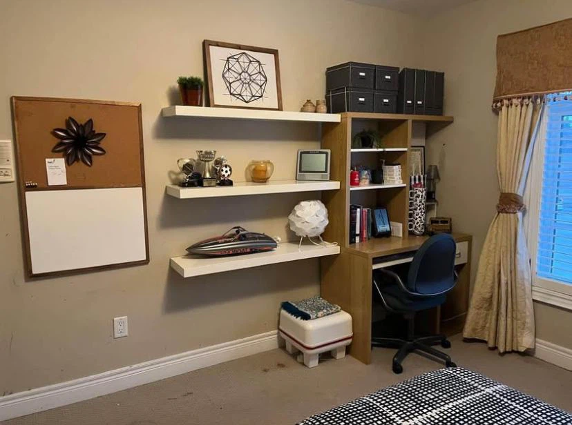 Oak and White Student Desk/Study Table - photo 2