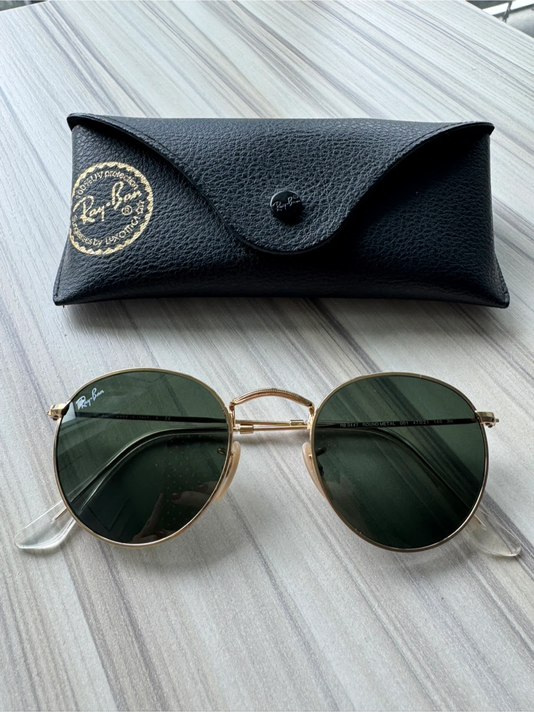 Ray-Ban RB3447 Round Metal Sunglasses - photo 2