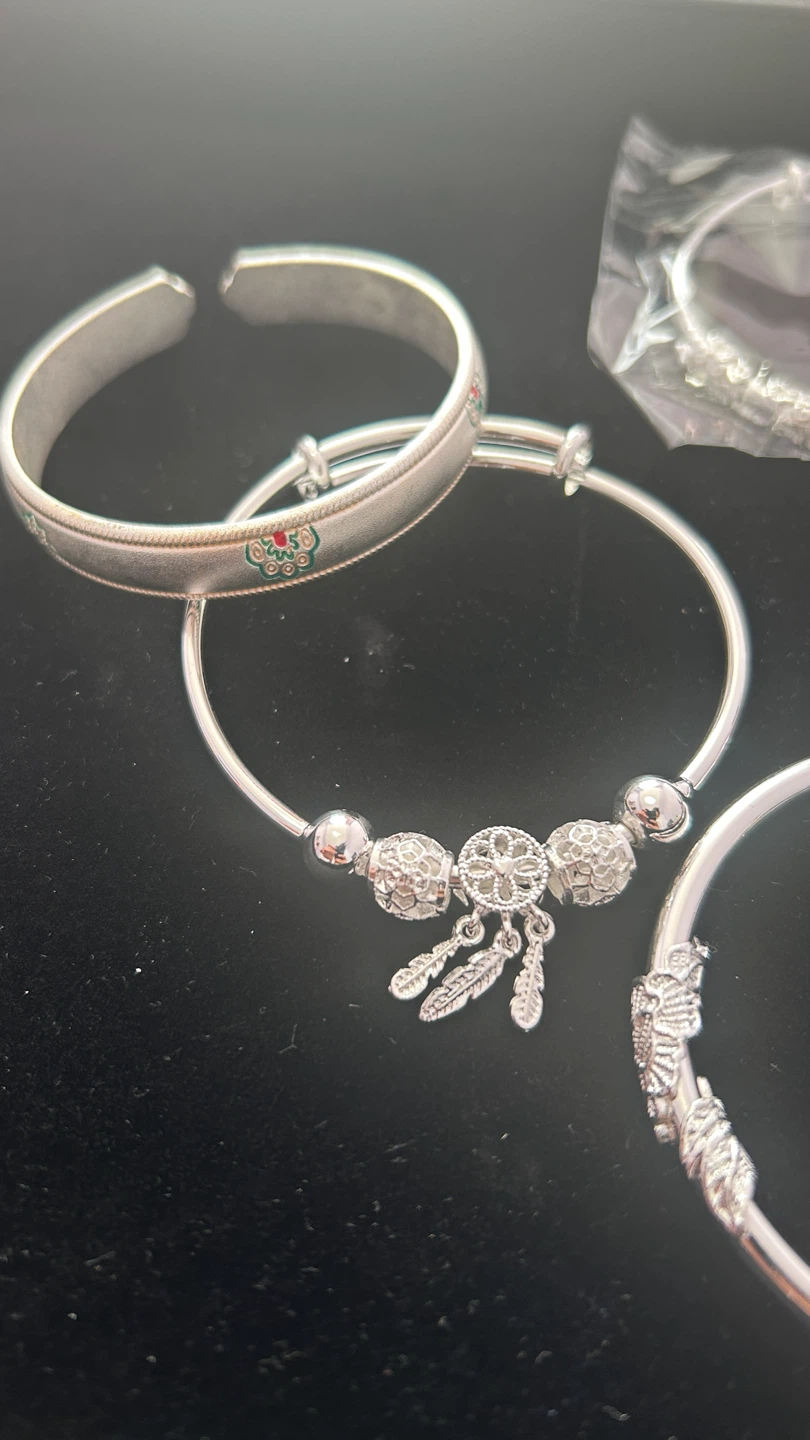 Silver-plated bracelet - photo 2