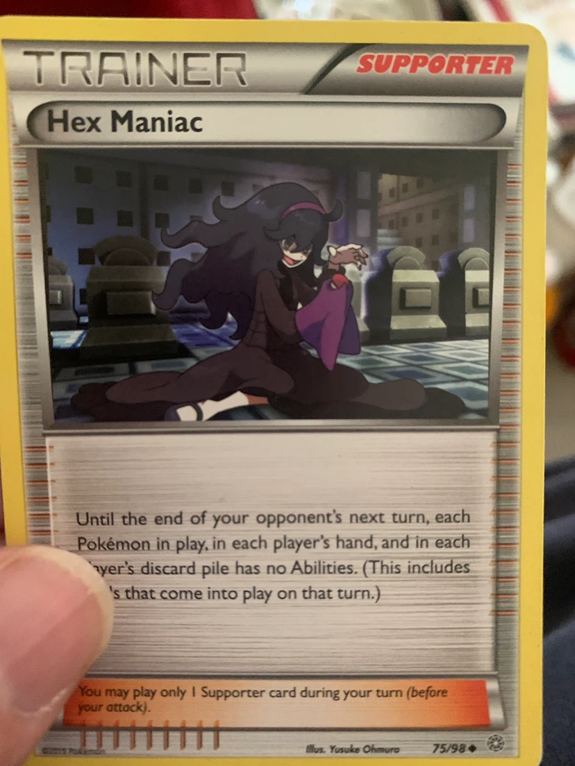 Hex Maniac Pokemon Trading Card