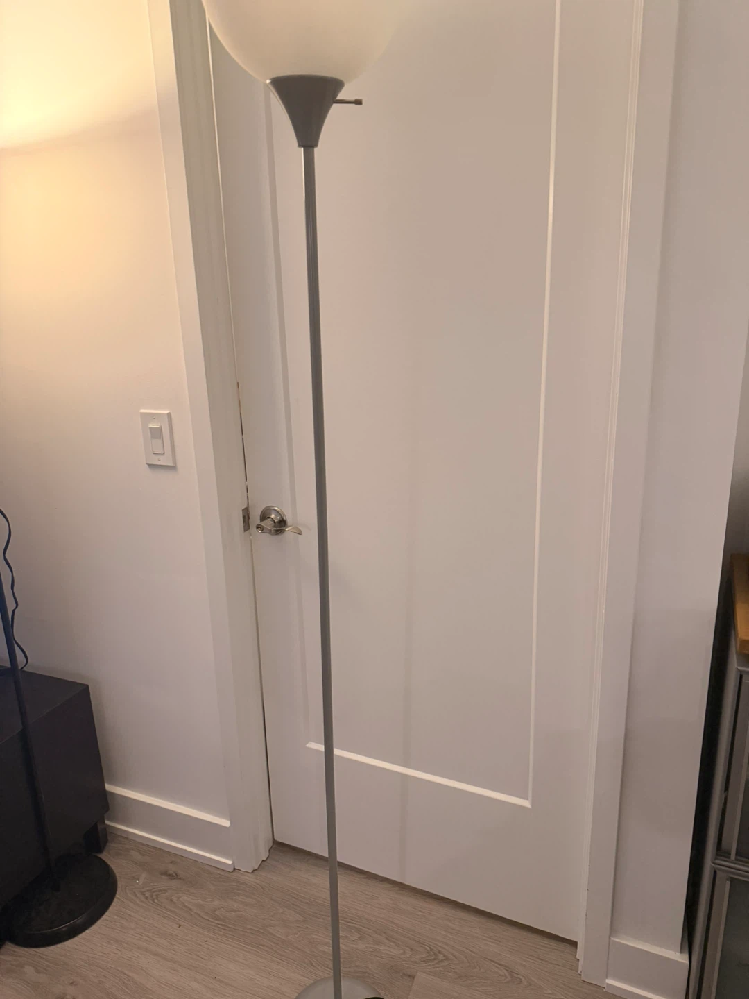 Silver Floor Lamp(including bulb)