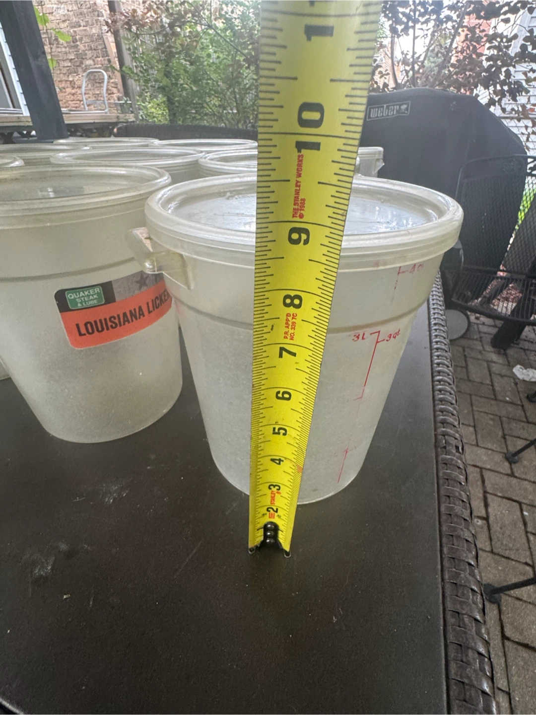 Set of 10 Cambro Round Food Storage Containers - photo 3