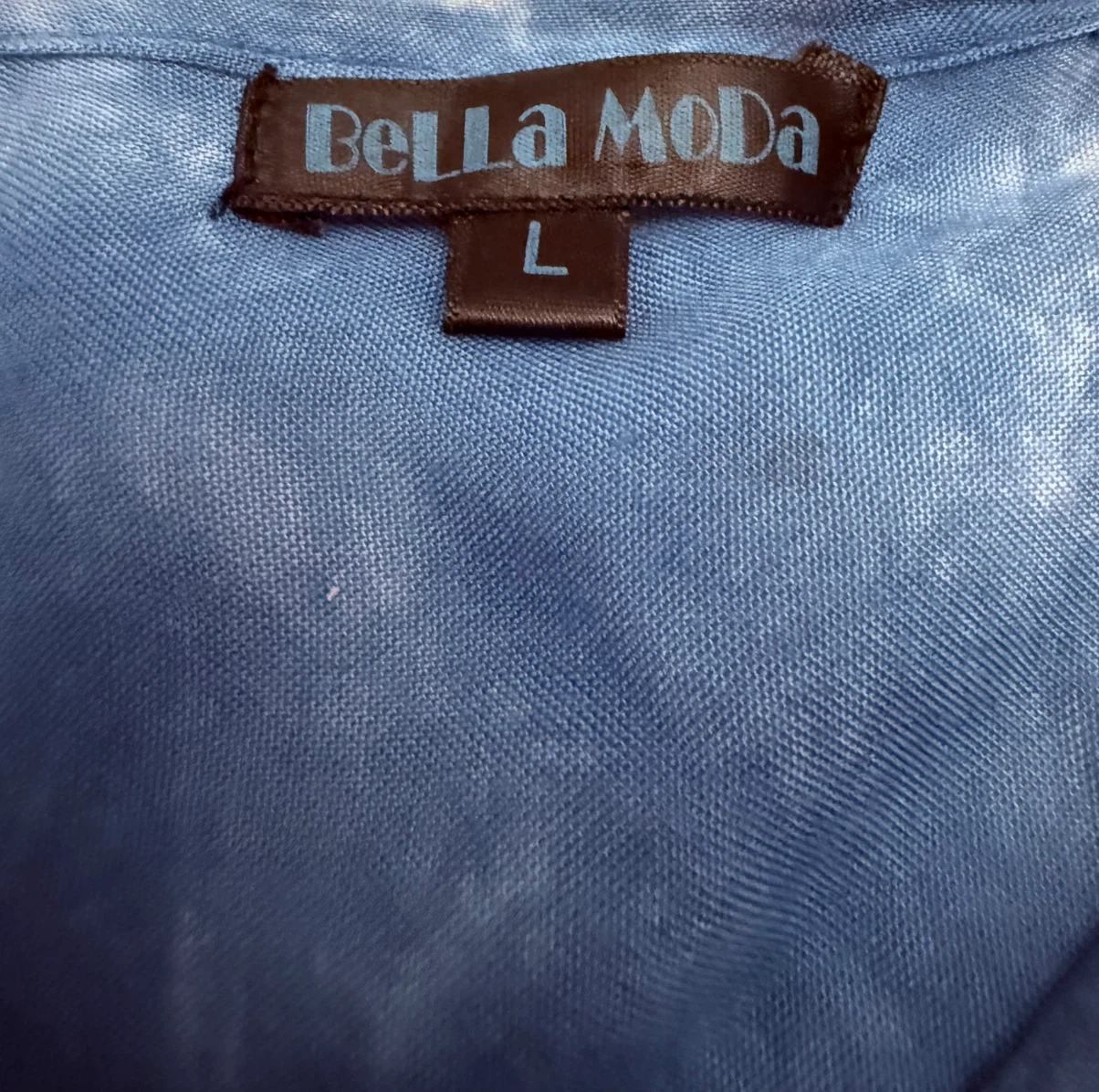 Bella Moda Blue Tie-Dye Dress - photo 4