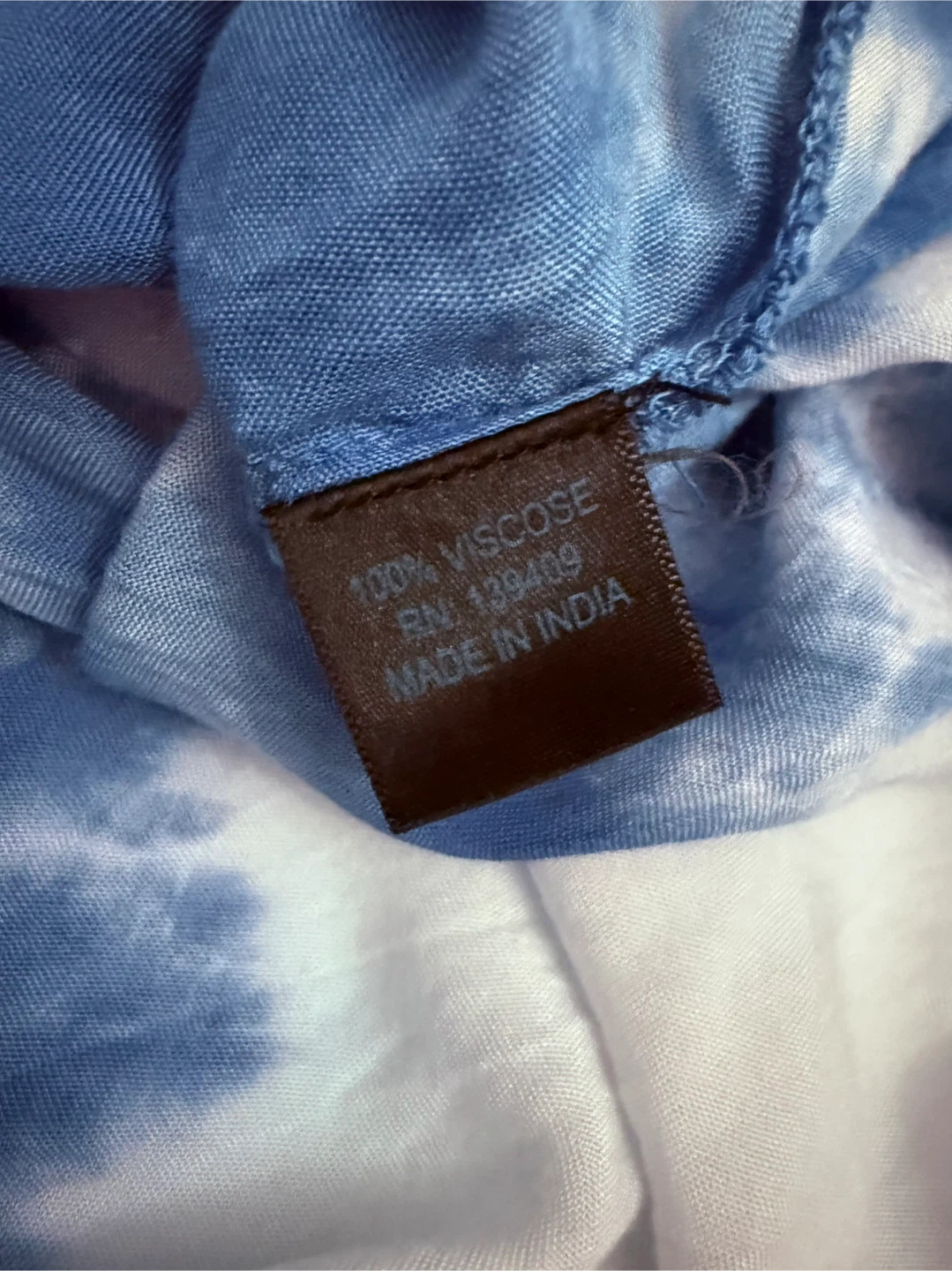 Bella Moda Blue Tie-Dye Dress - photo 5