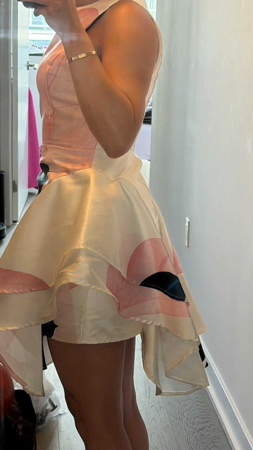 Floral Print Asymmetrical Dress - photo 2