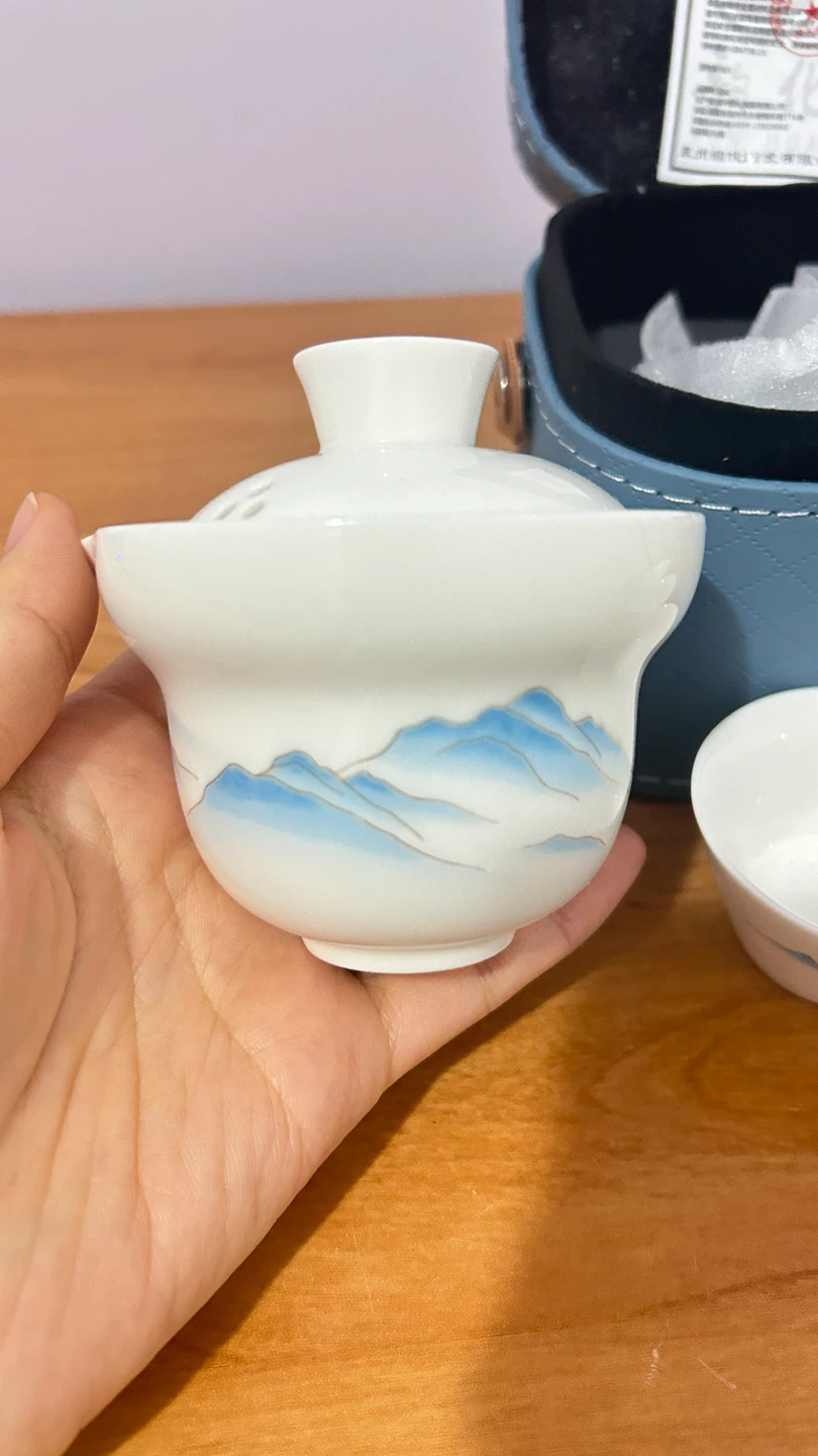 Portable Porcelain Tea Set