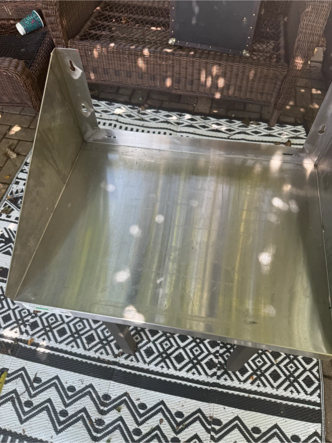 Commercial Stainless Steel Microwave Shelf - photo 5