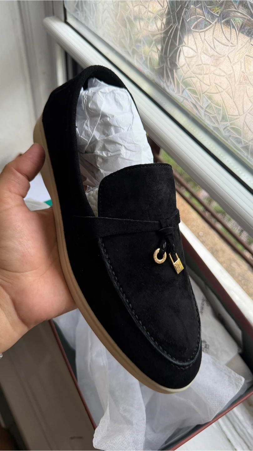 Loro Piana Suede Loafers size 6.5-7 women
