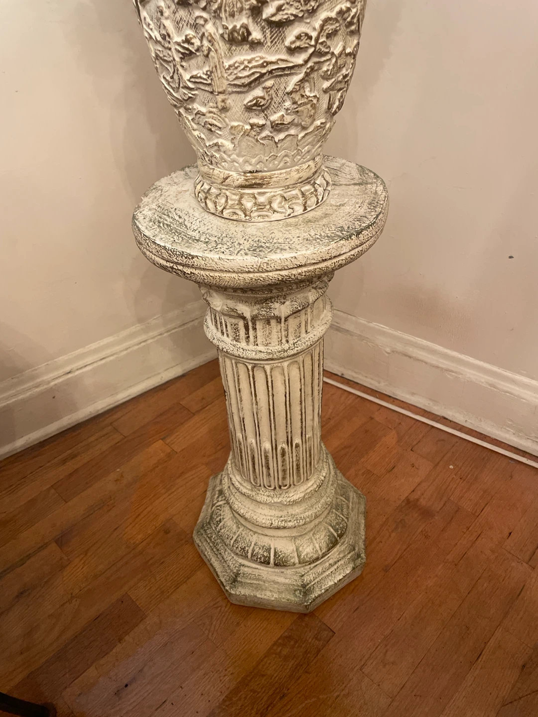 Vintage Ornate Decorative Vase and Stand - photo 2