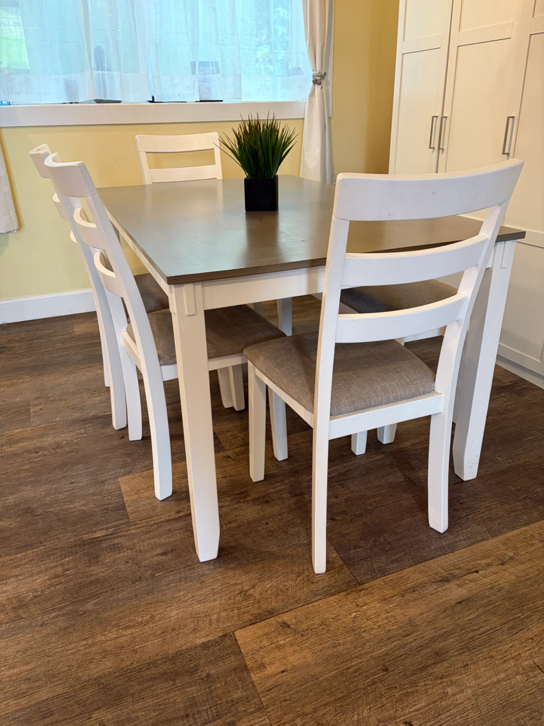 Dining Table Set with Chairs and Bench - photo 2