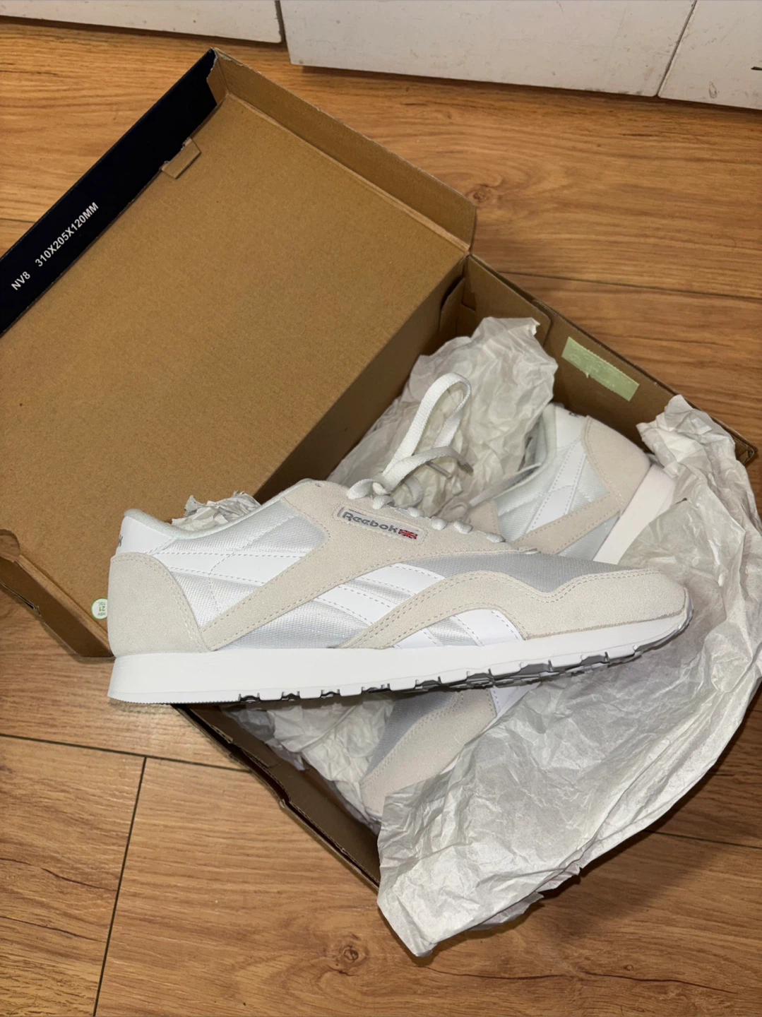 Reebok Classic Nylon Shoes White Size 10.5
