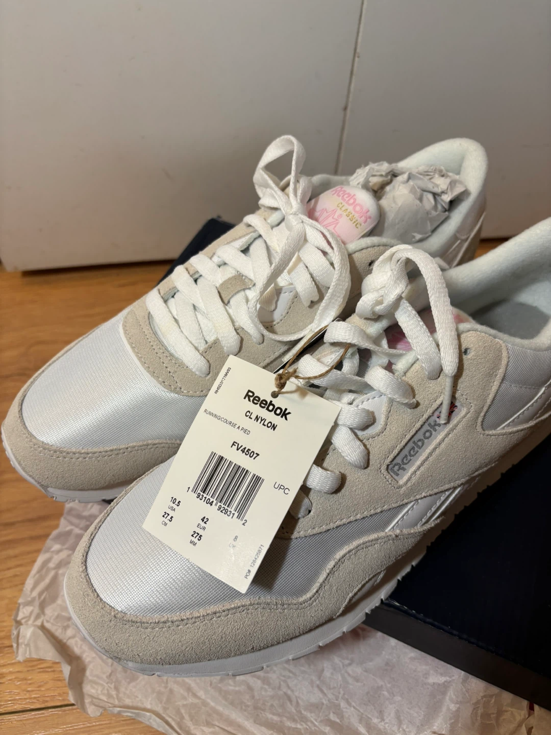 Reebok Classic Nylon Shoes White Size 10.5 - photo 2