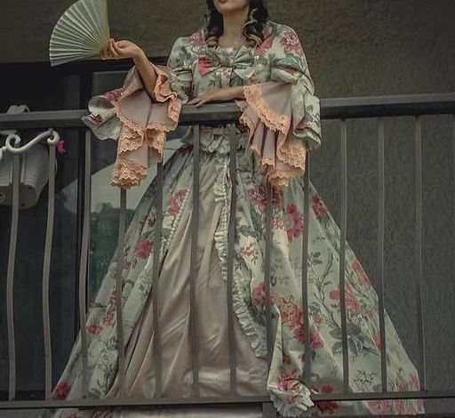 Vintage-style Floral Rococo Ball Gown_ Moving sale until sept 18 - photo 3