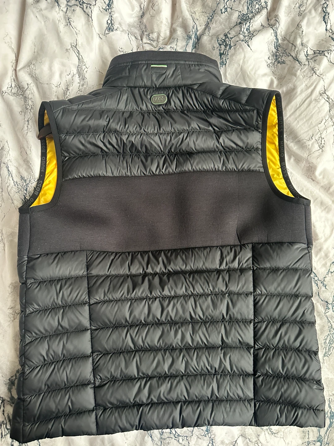 NEW HUGO BOSS DUCK DOWN QUILTED PUFFER VEST MEN MEDIUM - photo 3