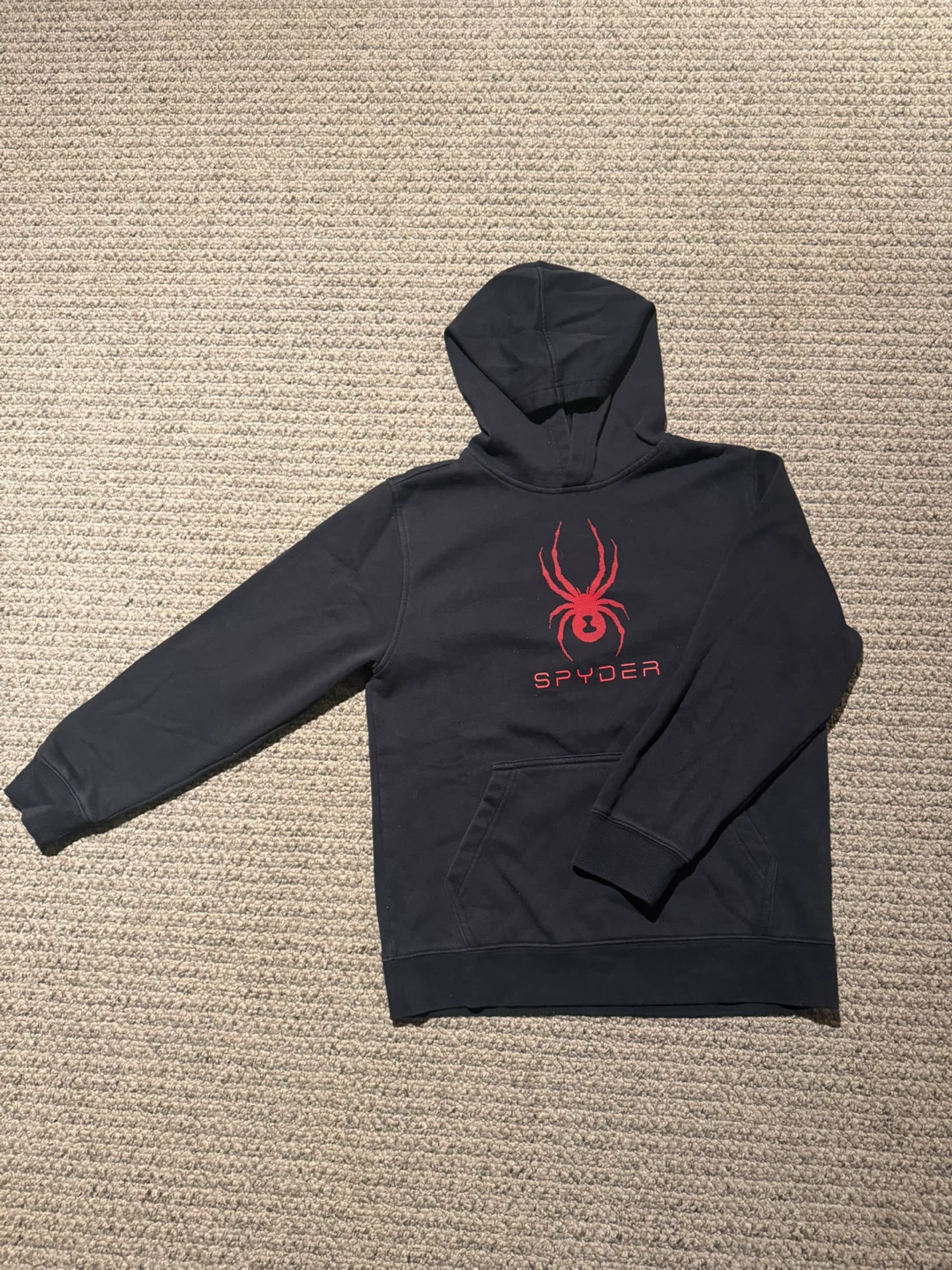 Spyder Hoodie Black Size XL 14/16
