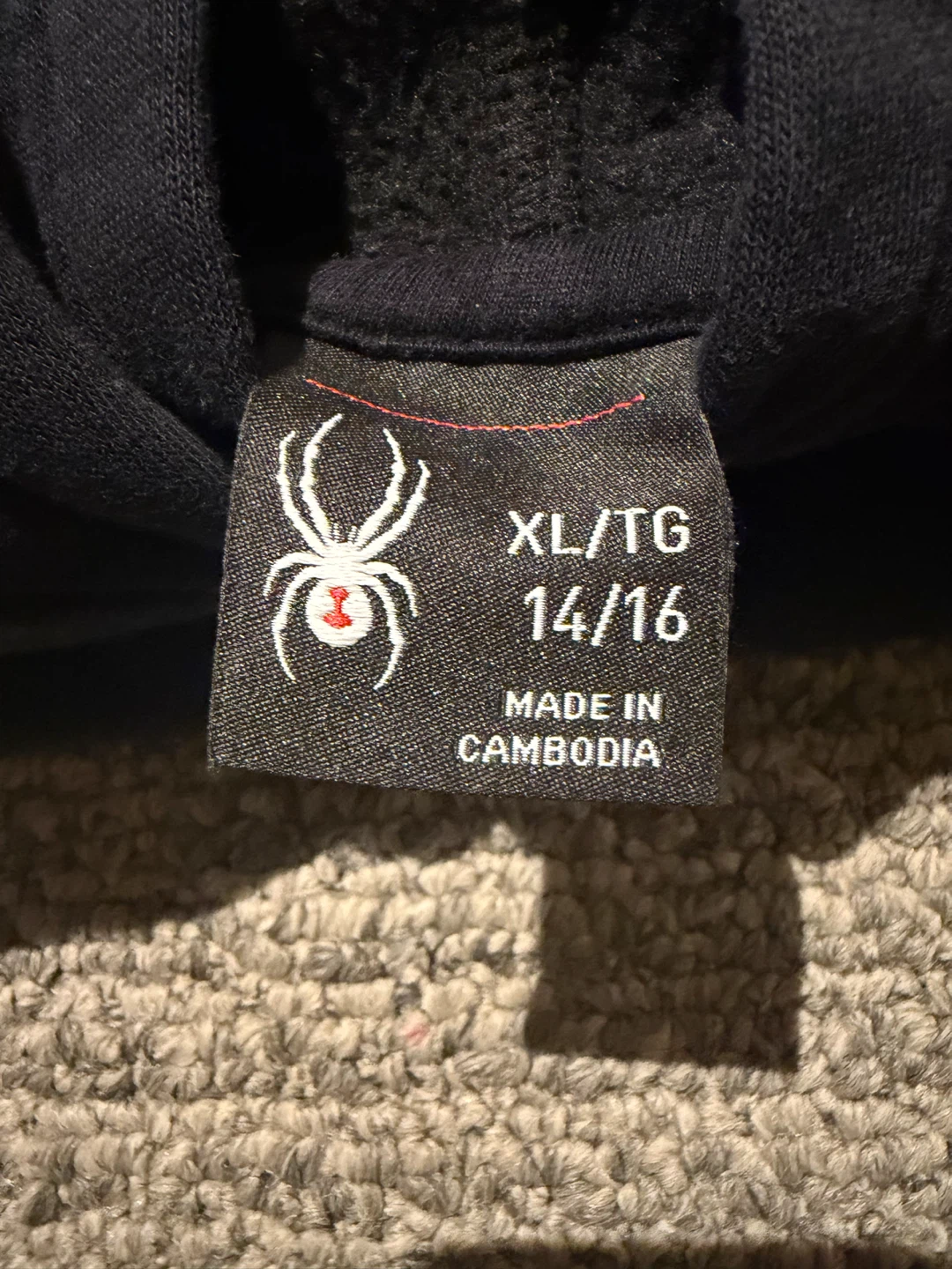 Spyder Hoodie Black Size XL 14/16 - photo 3