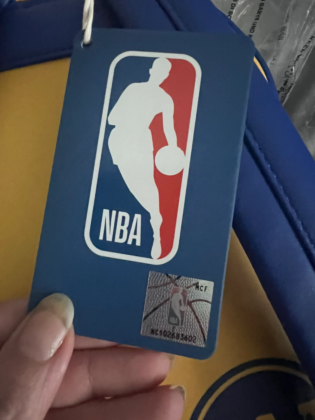 Loungefly Hard Tag NBA Golden State Warriors Mini Backpack - photo 3