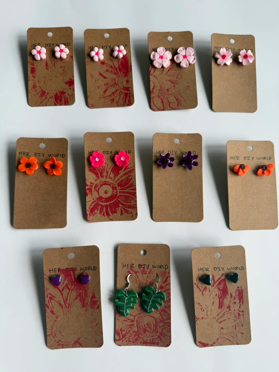 Assorted Handmade Polymer Clay Earrings