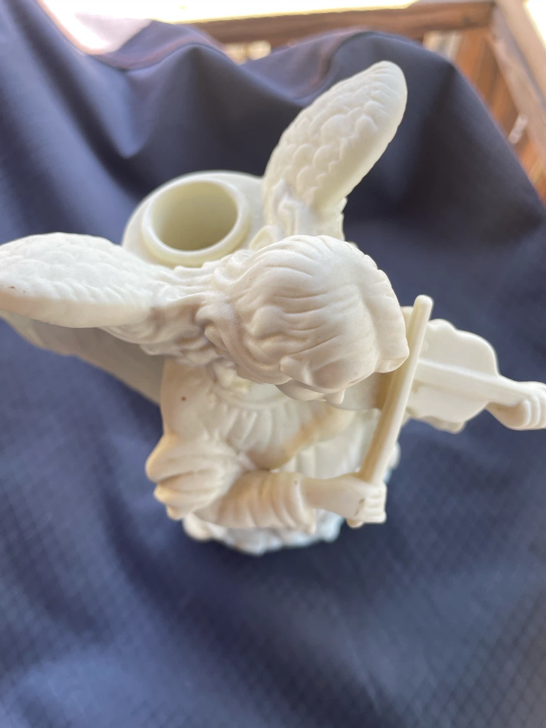 White Angel Figurine Candle Holder - photo 2
