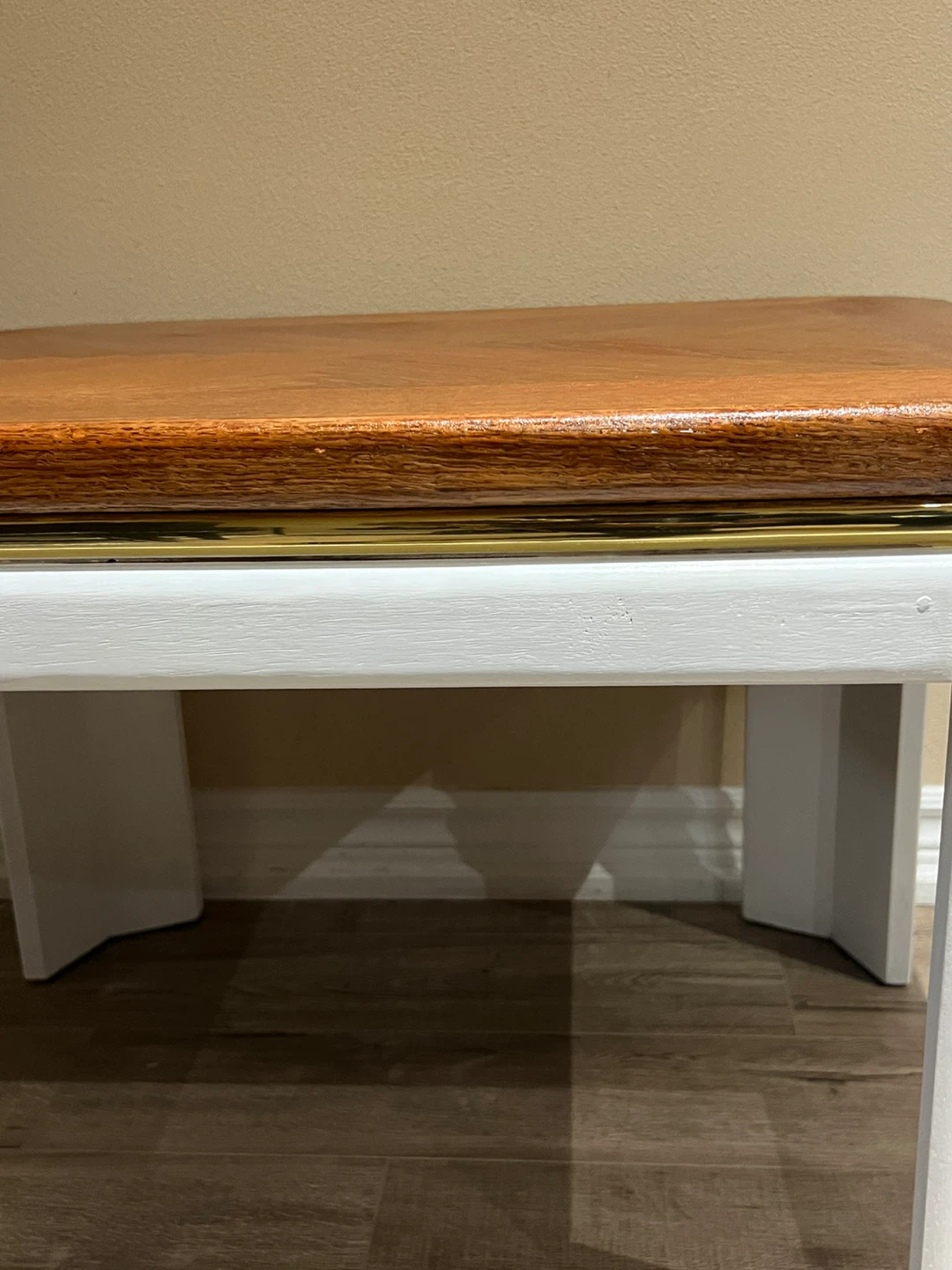 Upcycled Fluted Accent Table - photo 2