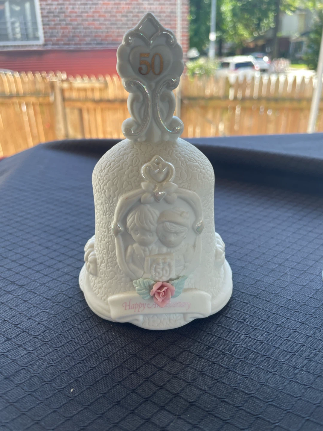 Precious Moments 50th Anniversary Porcelain Bell