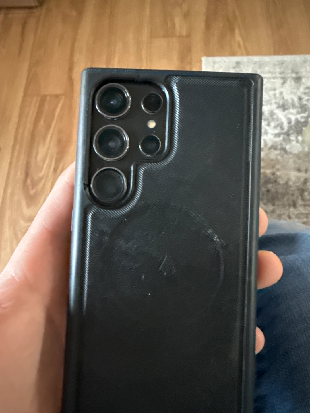 Samsung Galaxy S23Ultra with Black Case