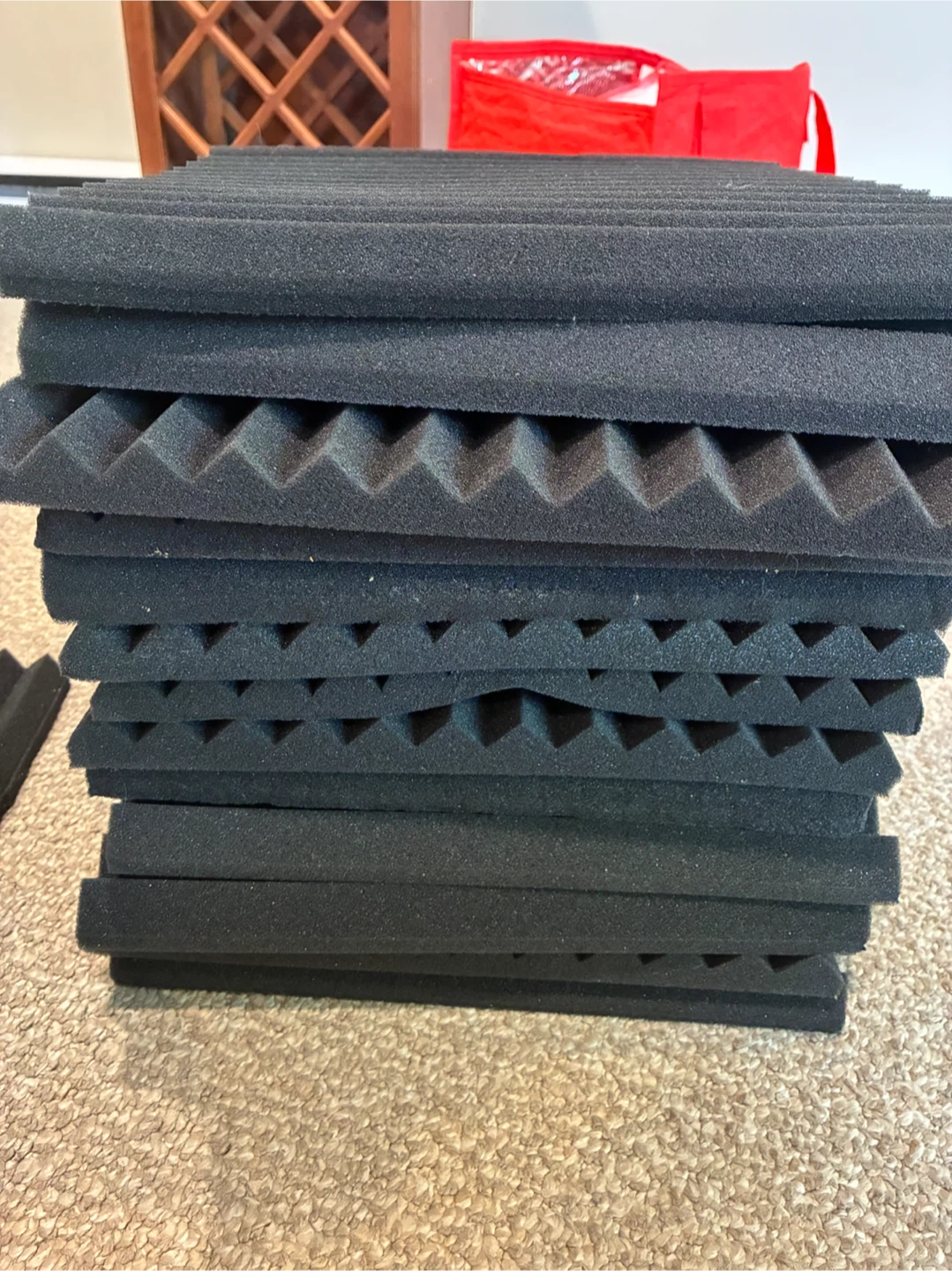 Black Acoustic Foam Panels