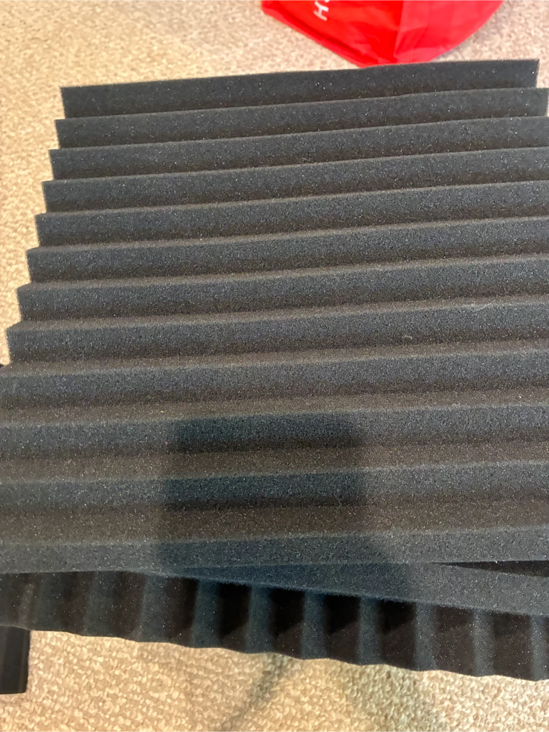 Black Acoustic Foam Panels - photo 2