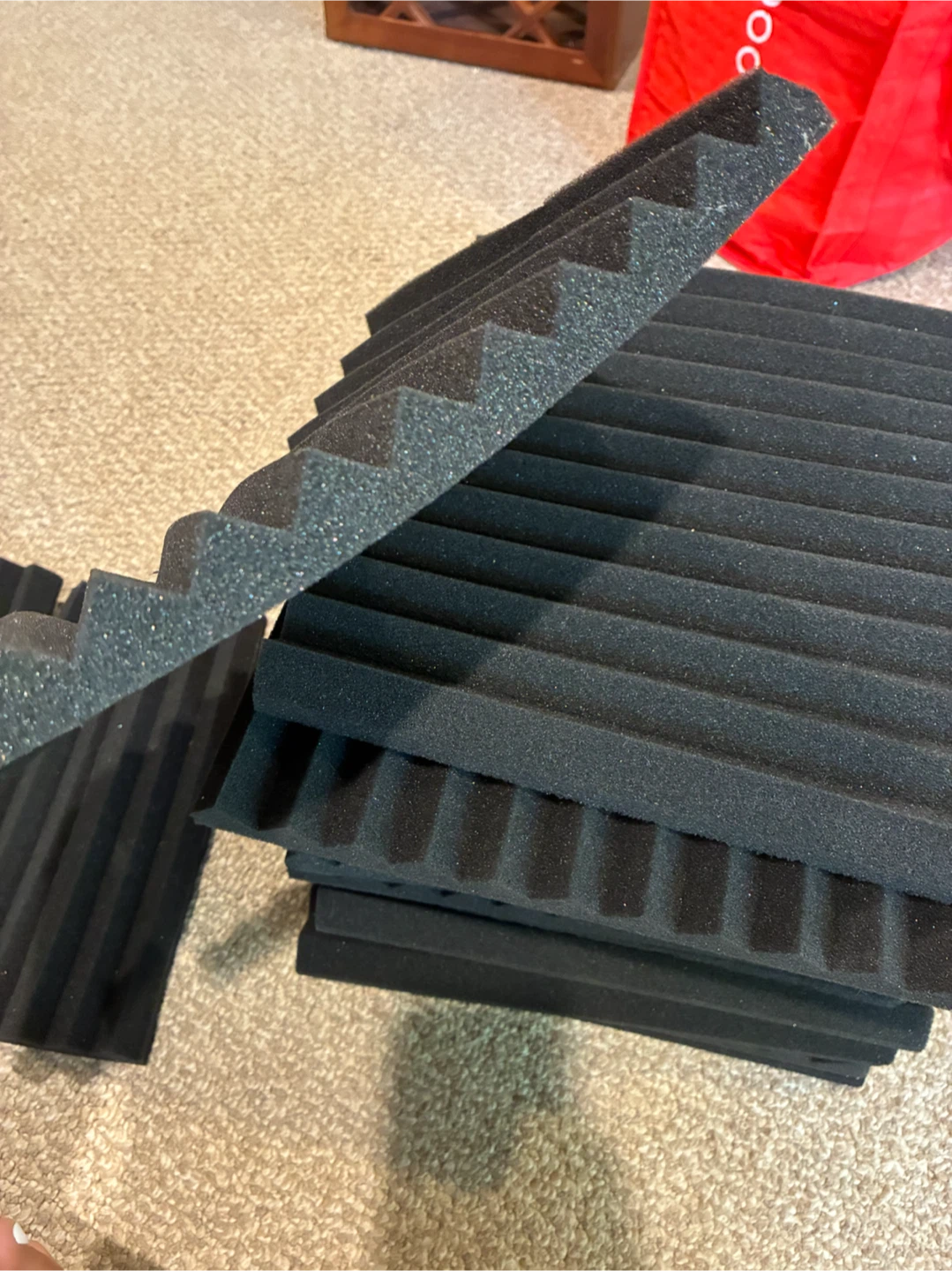 Black Acoustic Foam Panels - photo 3