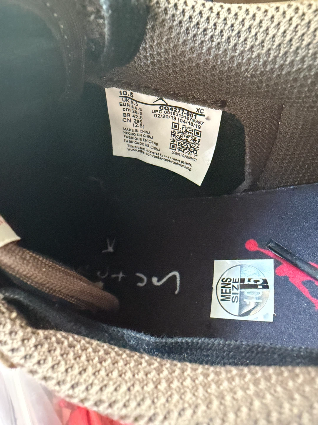 Size M US 10.5 - Nike Air Jordan 1 Low OG SP-T Travis Scott - photo 4
