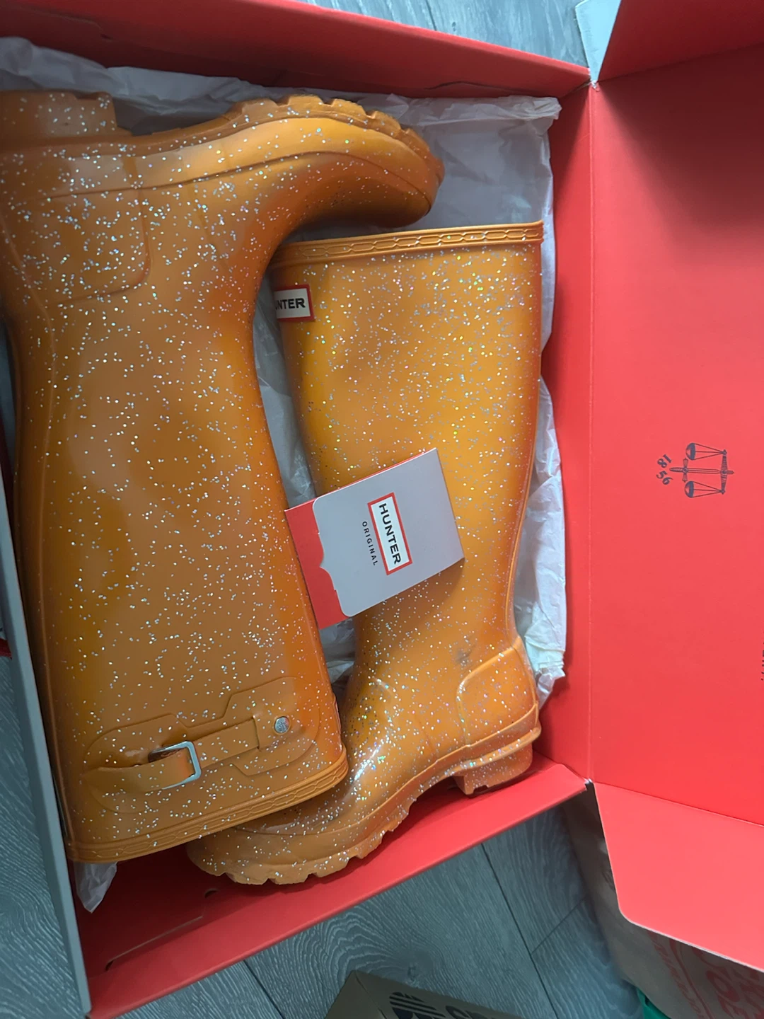 Hunter Kids Giant Glitter Boots