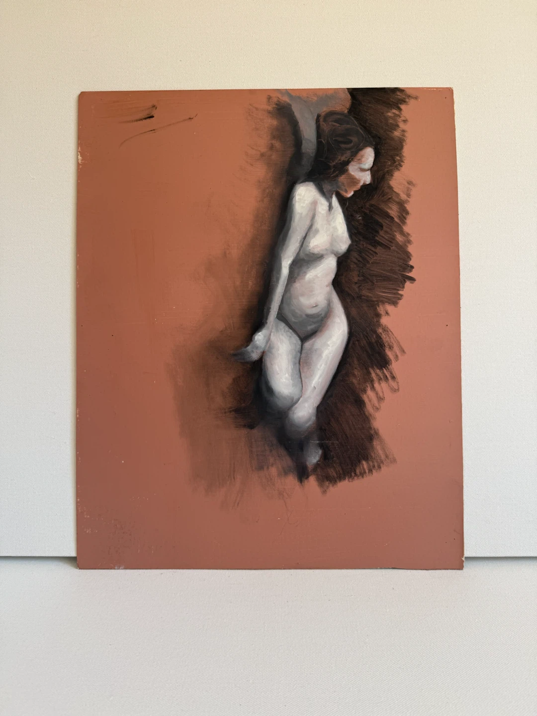 Original Figure Study Paintings – Set of 2 - photo 2