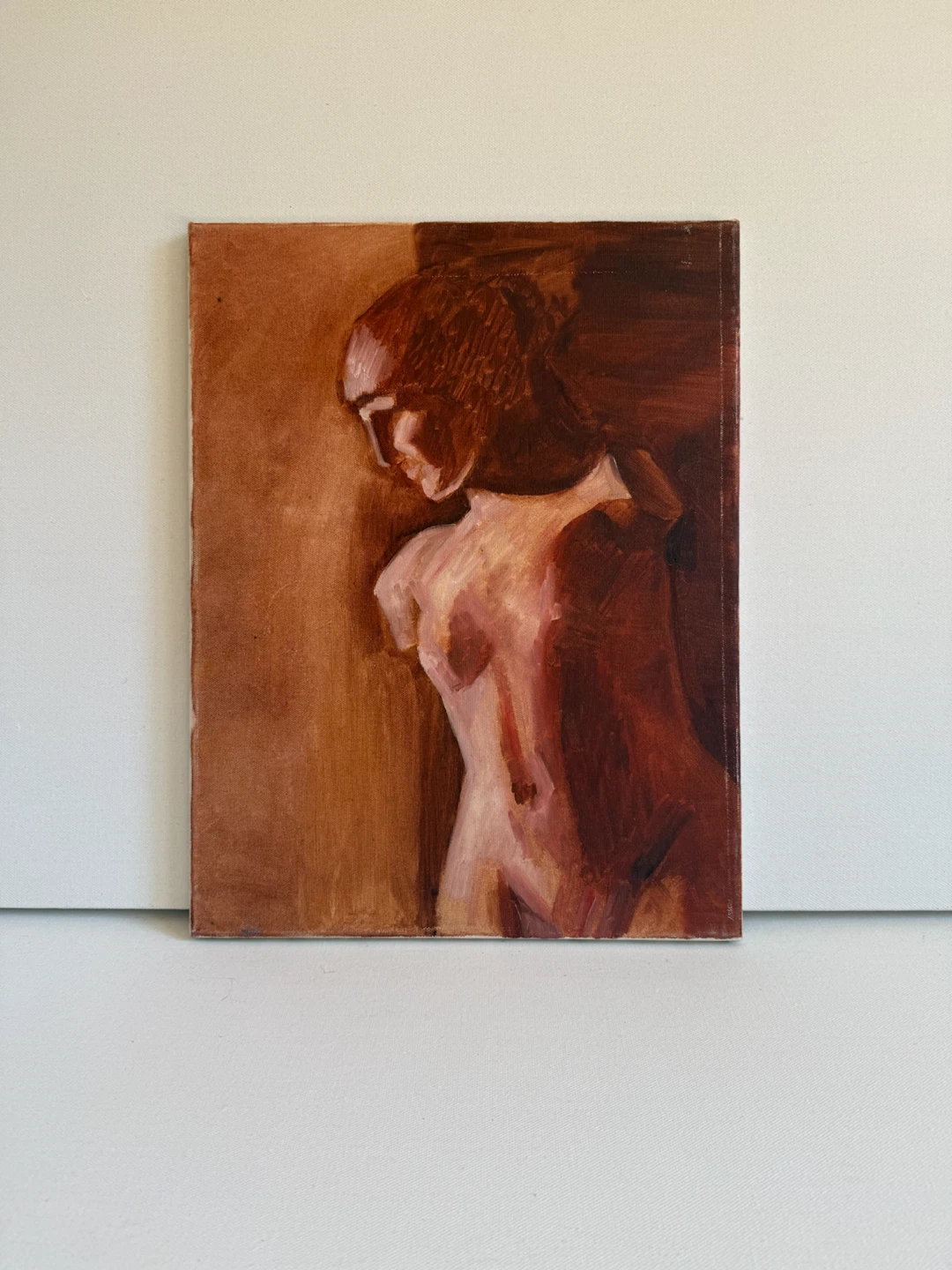 Original Figure Study Paintings – Set of 2 - photo 4
