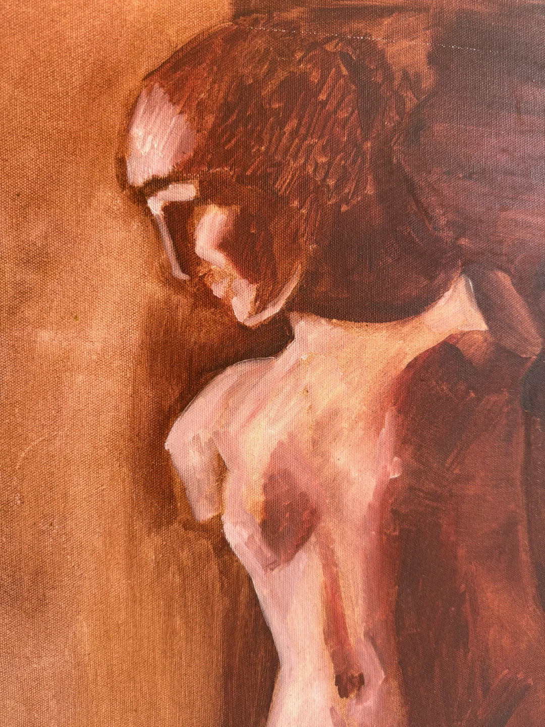 Original Figure Study Paintings – Set of 2 - photo 5