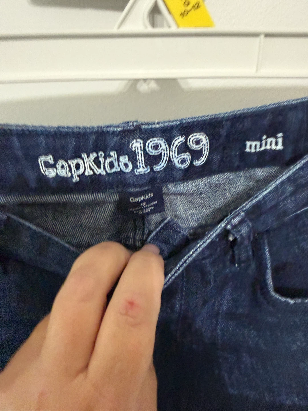 Girls Gap Mini frill Jean skirt - photo 2