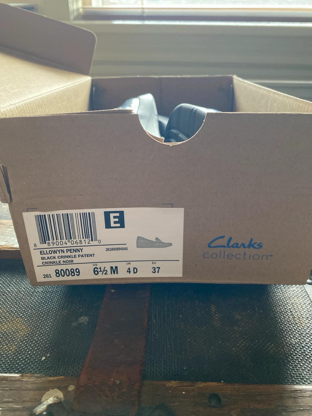 Ew Clarks Elowyn Penny Loafers - Black - photo 2