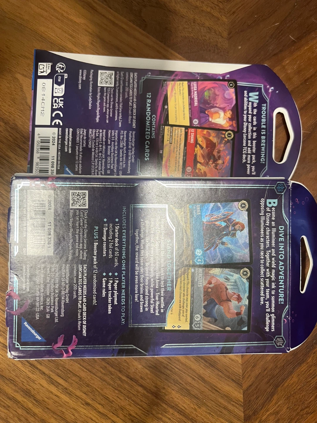 Disney Lorcana Ursula's Return Starter Deck and Booster Pack - photo 2