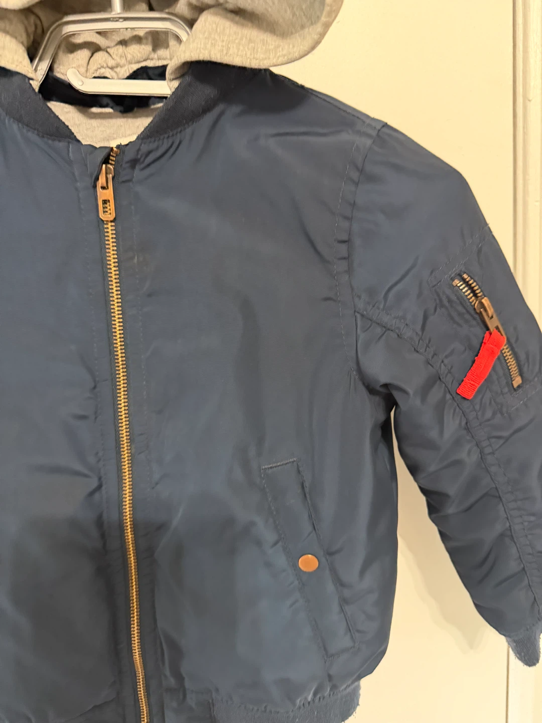 6/7 H&M boys Hooded bomber cost - photo 2