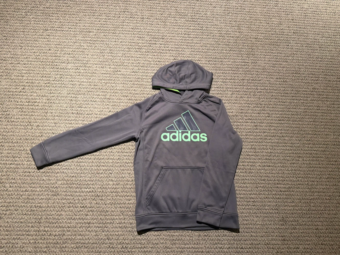 Adidas Kids' Grey Hoodie - photo 2