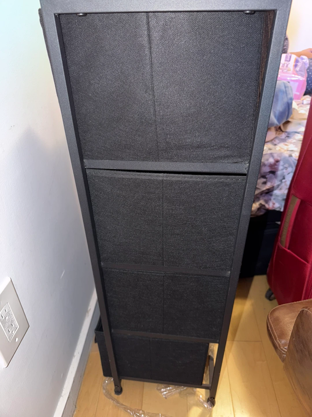 Black 4-Drawer Fabric Dresser - Moving Sale - Must Go - photo 5
